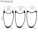 [ULTRALIGHT] 700C 50x28mm  Asymetric Carbon Tubeless Hooked/Hookless / Tubular Road Bike Rim